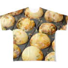 WeshのTakoyaki フルグラフィックTシャツ
