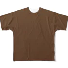 ぽぬぞぬのグラデーション Emerald Marron All-Over Print T-Shirt