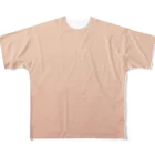 ぽぬぞぬのグラデーション Earth Peach フルグラフィックTシャツ