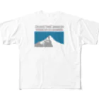 Jam- のJam-peak 山 フルグラフィックTシャツ