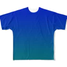 ぽぬぞぬのグラデーション Blurred Brain フルグラフィックTシャツ