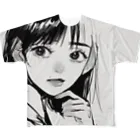 惑星屋さんの暗中模索フルグラフィックＴシャツ All-Over Print T-Shirt