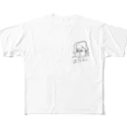 CHAMI3のエルガー（クロ） フルグラフィックTシャツ