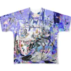 算数の哲学 青 All-Over Print T-Shirt