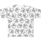 おもちカンパニーのあわさんフルグラT All-Over Print T-Shirt