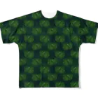 SANKAKU DESIGN STOREの野獣が潜んでいそうなモンステラ。 All-Over Print T-Shirt