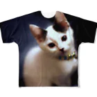 カメラマンと猫のお店のおすましみっけちゃん All-Over Print T-Shirt