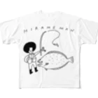 花くまゆうさくのHIRAMEMAN All-Over Print T-Shirt