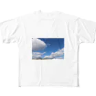 yuuchansamaの青空 フルグラフィックTシャツ