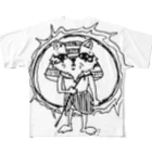 ウンコーヒーの太陽神ニャー様 All-Over Print T-Shirt