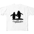 名無しのアデリーペンギンのザ・ピゴセリス フルグラフィックTシャツ