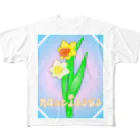 Lily bird（リリーバード）のnarcissus 水仙 All-Over Print T-Shirt