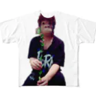 MONKEYstoreのYざる All-Over Print T-Shirt