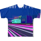 YASUHIRO DESIGNのNIGHT CITY POP フルグラフィックTシャツ