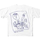 yamochan_shopのDama con l'ermellino フルグラフィックTシャツ