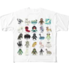 すとろべりーガムFactoryのドットUMA図鑑 All-Over Print T-Shirt