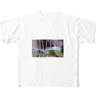 田村高広のウサギ フルグラフィックTシャツ