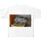 猫又雑貨店のあざ猫ドリルさん All-Over Print T-Shirt