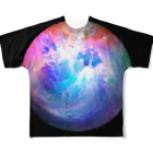 momenkoTWのGlobe22ａ/For a round heart All-Over Print T-Shirt
