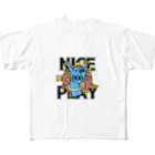 中華呪術堂（チャイナマジックホール）のNICE PLAY【666】 フルグラフィックTシャツ