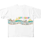 HAJIME-TALUのカマキチくんとLET'S CAMP!! フルグラフィックTシャツ