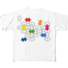 AURA_HYSTERICAのJigsaw_Puzzle フルグラフィックTシャツ