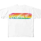 TropicalliのTropical Rainbow フルグラフィックTシャツ