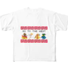 中華呪術堂（チャイナマジックホール）の【FC風】GO TO THE WEST【ドット絵 】  フルグラフィックTシャツ