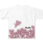 PostPet Official Shopのモモ増量中 All-Over Print T-Shirt