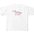 6:00 a.m.のdinosaur フルグラフィックTシャツ