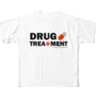 DRUG TREATMENTのフルグラフィックTシャツ