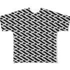 ＩＯＳＴのIOST[S]格子 WH/BK All-Over Print T-Shirt