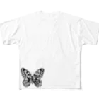 oogomadaraのオオゴマダラ蝶 フルグラフィックTシャツ