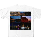 nyanbowの横浜夜景No.01 All-Over Print T-Shirt