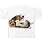 LiyaNのノルウェーの猫 フルグラフィックTシャツ