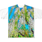 なみなみ・しずかの白藤 All-Over Print T-Shirt