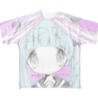 おやすみツインテールの遺影でいぇーい All-Over Print T-Shirt