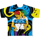 CHEBLOのCHAZ  フルグラフィックTシャツ