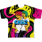 CHEBLOのCHAZ   フルグラフィックTシャツ