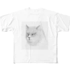 Nekolosophyのゴツネコ1 フルグラフィックTシャツ