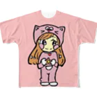 pao_pao_69のぱおえもん フルグラフィックTシャツ