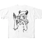 おかっぱミユキのセクシーなうしちゃん All-Over Print T-Shirt