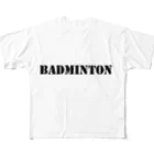 ネクストバリエーションのBadminton/バドミントン All-Over Print T-Shirt