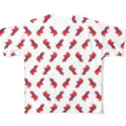 #akabekorのSmall Akabeko Repeat 赤べこもっといっぱい All-Over Print T-Shirt