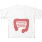 8anna storeの人体のなぞ。ぴかぴかピンクの大腸。 All-Over Print T-Shirt