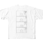 青のりショップの4コマ1 All-Over Print T-Shirt