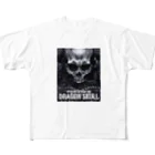 マサオウのドラゴンスカルTシャツ All-Over Print T-Shirt