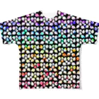 1℃⑥8〜わんど☆ろくまる屋の花咲くロクマル All-Over Print T-Shirt