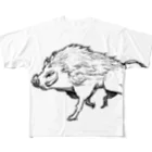 大根聖人の和風ー猪ー All-Over Print T-Shirt