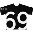 CLUB KOKUTEの熱海の夜遊びGAYBAR 69 グッズ フルグラフィックTシャツ